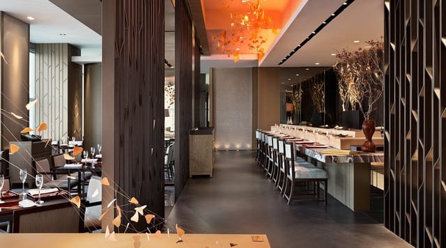 Sophisticated Tokyo Nadaman dining venue for upscale VIP receptions and private client dinners.