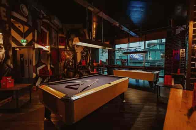 Trendy Clubhouse at Roxy Ball Room, Liverpool - colorful venue for corporate events.