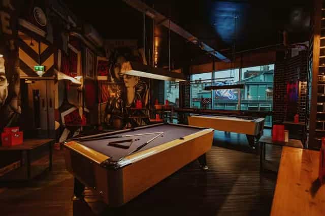 Trendy Clubhouse at Roxy Ball Room, Liverpool - colorful venue for corporate events.
