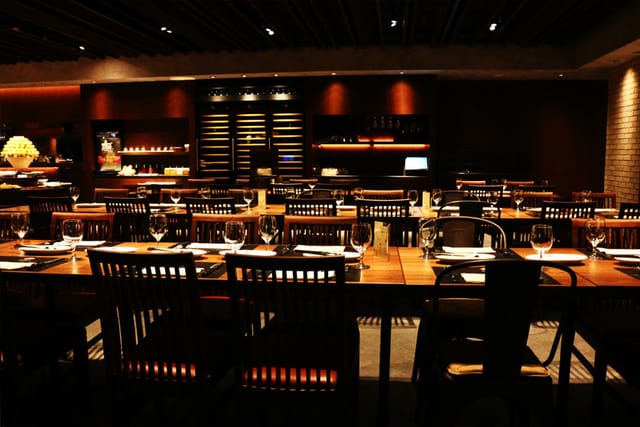 Roppongi Barbacoa restaurant dining space for corporate dinner and networking events.