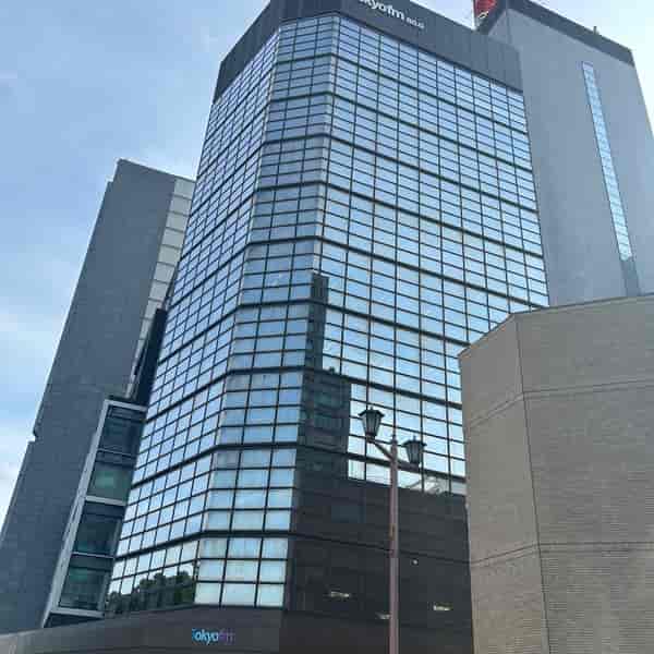 Tokyo FM Hall glass-facade venue for professional corporate conferences and business symposiums.