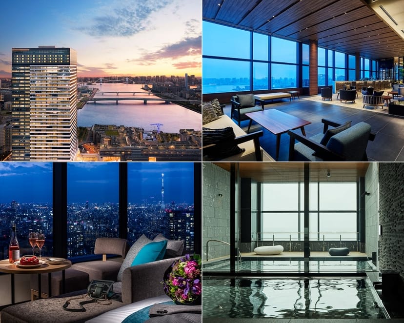 Luxury hotel restaurant in Toyosu with skyline views for executive retreats and VIP events.