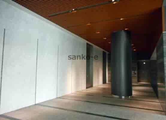 Sleek E Hall lobby for sophisticated event registration and corporate branding space.