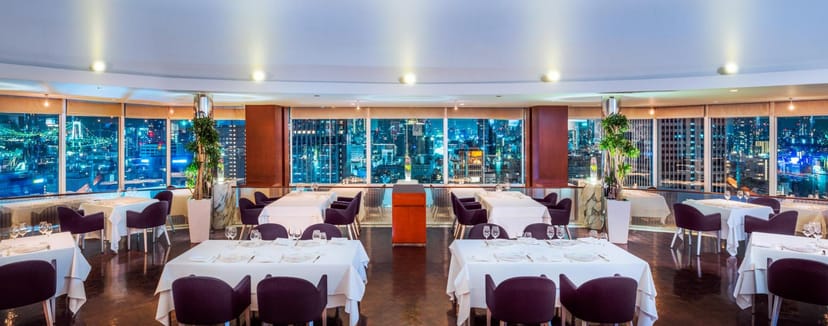 Ballroom in The Prince Park Tower Tokyo with city views for VIP dinners and executive meetings.