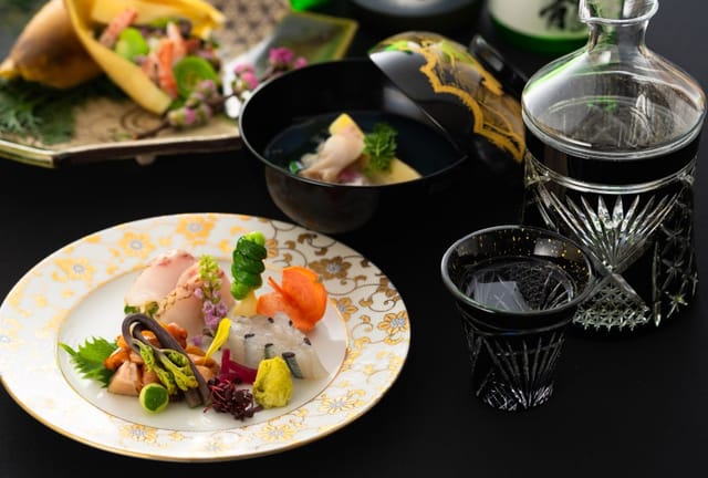 Premium Japanese plating at Hoshi no Naruki for VIP boardroom lunches and banquet events.