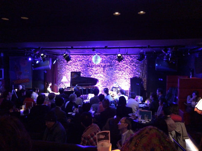 Keystone Club Tokyo live music stage with intimate lighting for concert and performance events.