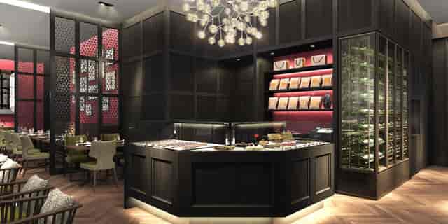 Wald Haus luxury lounge with ambient lighting for VIP networking and product launch events.