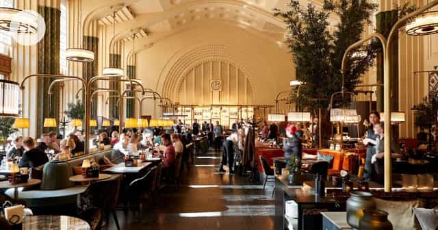 Art Deco restaurant at Olivia Central Station, perfect for corporate gala and networking events.