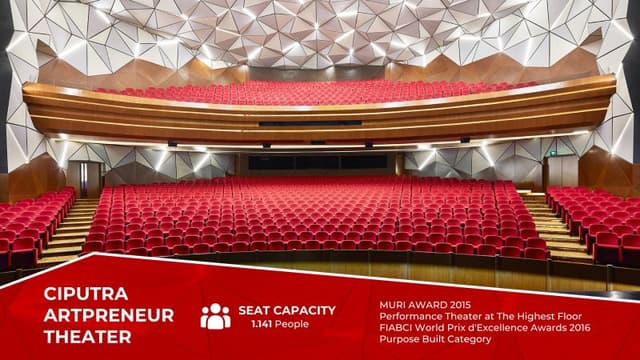 Theatrical performance stage