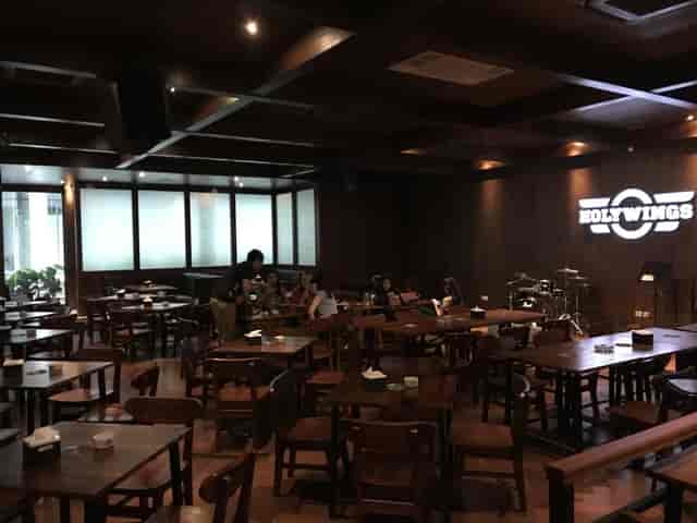 Holywings bar with modular seating for team building and networking events.
