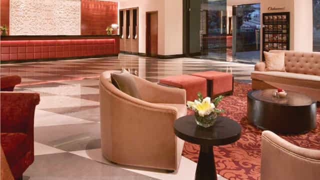 Astra Meeting Room, Oakwood Premier Jakarta: Modern lounge for professional networking and events.