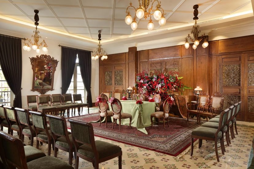 Elegant boardroom at Plataran Menteng for executive meetings and boutique events.