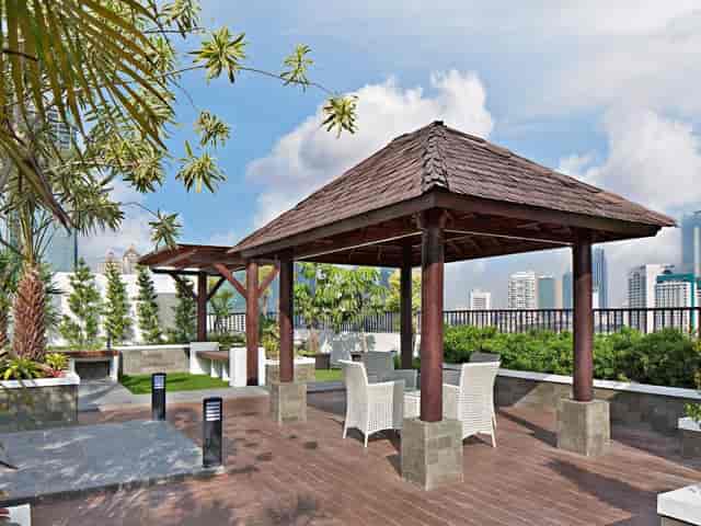 Ayaka Suites open-air function room for intimate networking and VIP meetings.