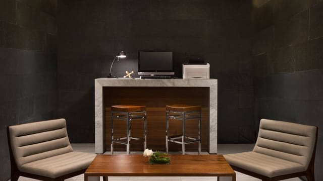 Modern meeting space at Four Points Jakarta for corporate events and professional business workshops.