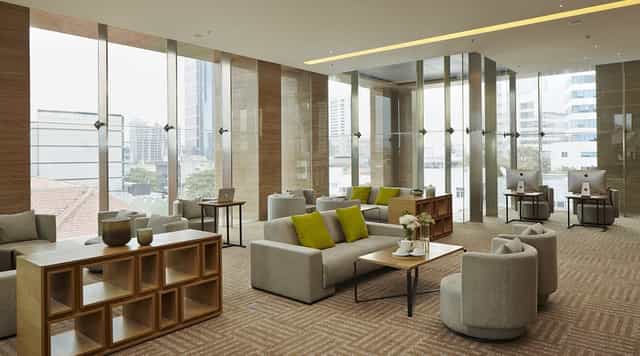 Breakout lounge at Fraser Residence Menteng for networking and VIP corporate events.