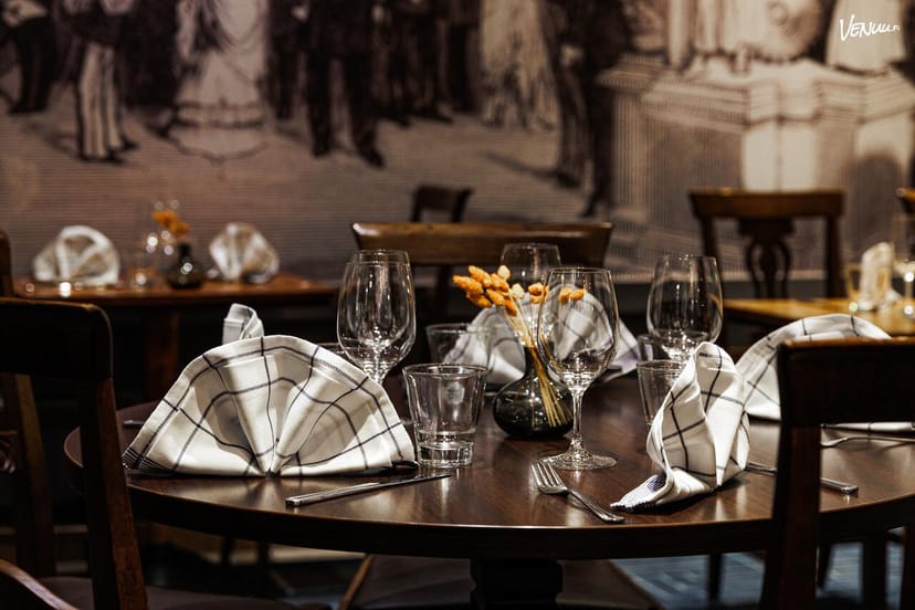 Radisson Blu Aleksanteri Hotel dining setup for private corporate events and client meetings.