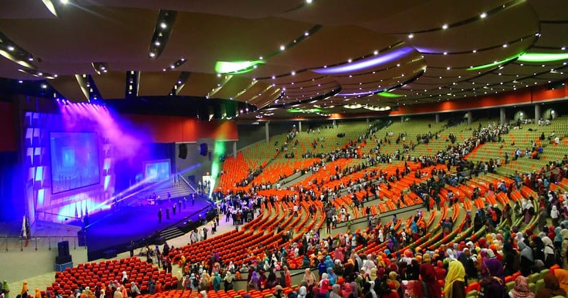 Sentul International Convention Center auditorium for large-scale corporate events and conferences.