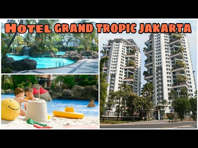 Grand Tropic Suites Hotel Jakarta: family-friendly resort pool for corporate retreats.