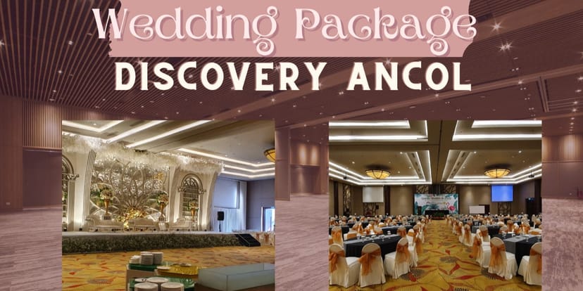 Elegant hotel ballroom at Discovery Ancol, perfect for wedding receptions and ceremonies.