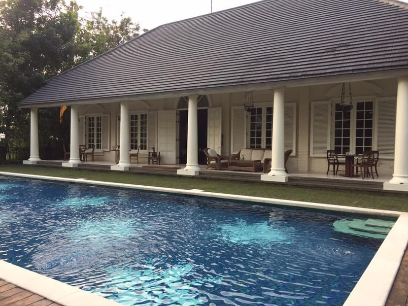 Patio Colonial venue for upscale networking and VIP events at Plataran Borobudur.