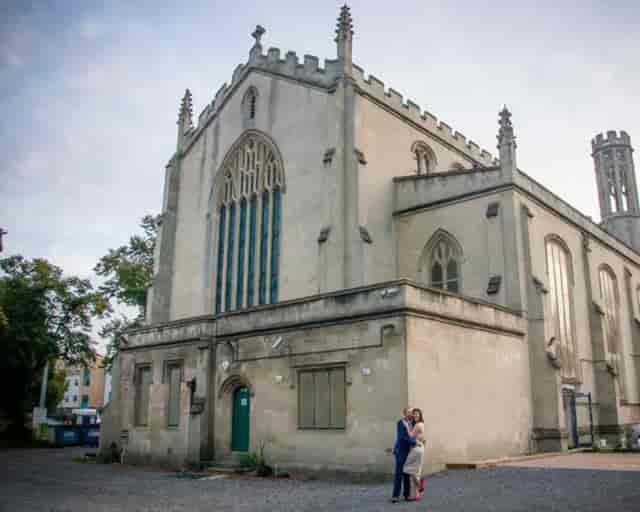 Fyfe Hall at Trinity Art Centre: historic venue with grand architecture for weddings and events.