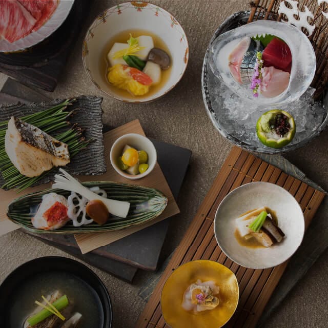Kaiseki menu at Hotel Metropolitan Edmont for high-end corporate dining and luxury event catering.