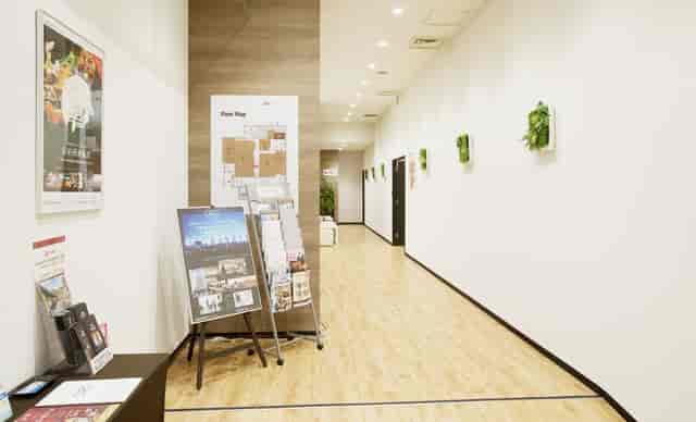 TKP Garden City Shibuya registration area with signage for corporate event and venue hire.