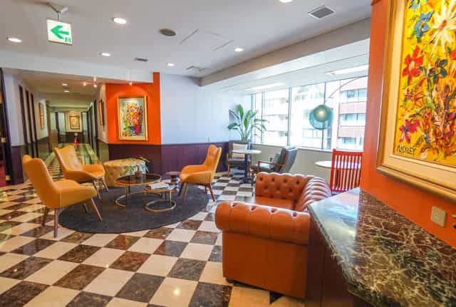 Modern Nihonbashi breakout lounge for networking and VIP corporate events.