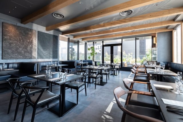 Modern restaurant at The Royal Park Canvas Ginza 8 for corporate dinners and networking events.