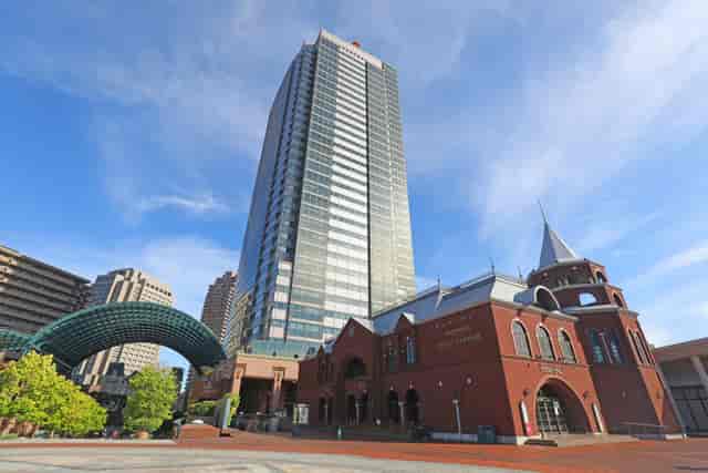 Yebisu Garden Place skyscraper office venue for corporate events and networking.