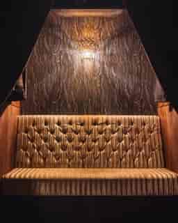 VIP breakout nook in Playhouse venue for private meetings and exclusive networking events.