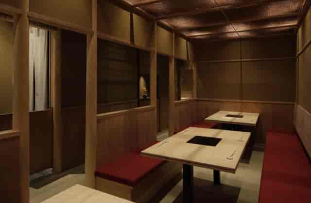 Private dining room at Sukiyaki Jyuniten for exclusive business dinners and VIP events.
