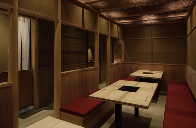 Private dining room at Sukiyaki Jyuniten for exclusive business dinners and VIP events.