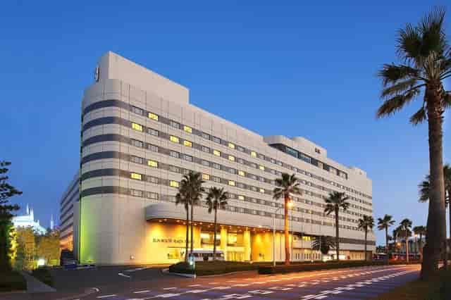 Jasmine Tokyo Bay Maihama Hotel exterior, modern corporate conference venue.