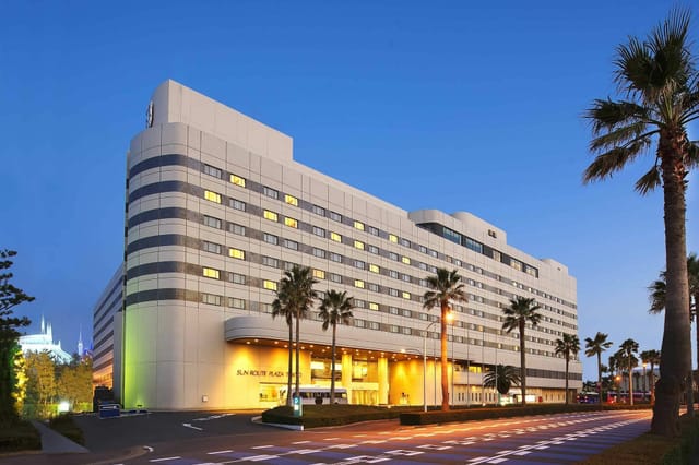 Jasmine Tokyo Bay Maihama Hotel exterior, modern corporate conference venue.