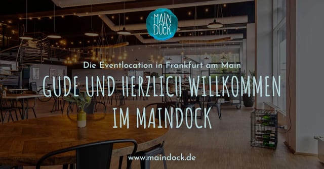 Industrial-chic event space in Frankfurt with ambient lighting for corporate workshops and mixers.