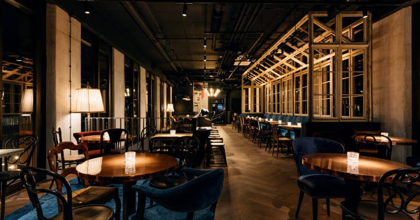 Rooftop Terrace corporate reception and networking event at Ruby Louise Hotel.