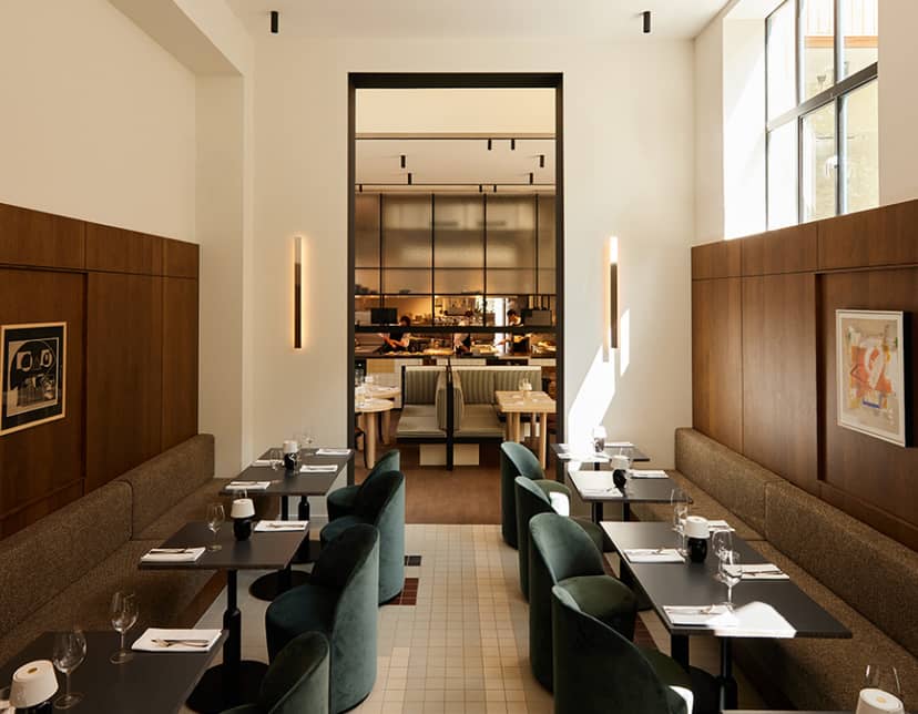 Morgan & Mees Rotterdam restaurant interior for executive dinners and corporate breakout sessions.