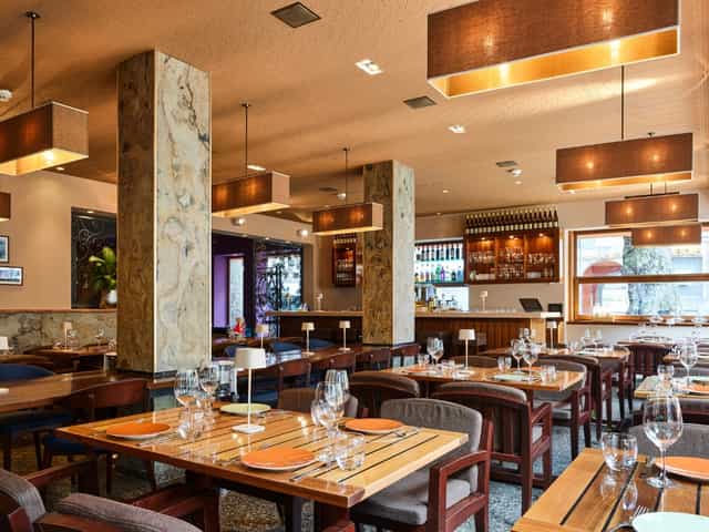 Isoletta Restaurant at 25hours Hotel: upscale venue for corporate dinners and networking events.