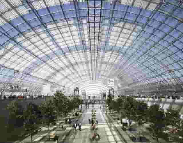 Glass hall