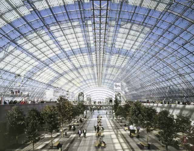Glass hall