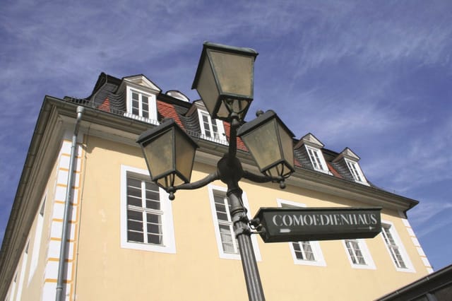 Historic Comoedienhaus venue for an intimate boutique event or private gathering.