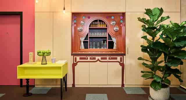 Refreshment station in Avani Frankfurt meeting room for corporate events and workshops.