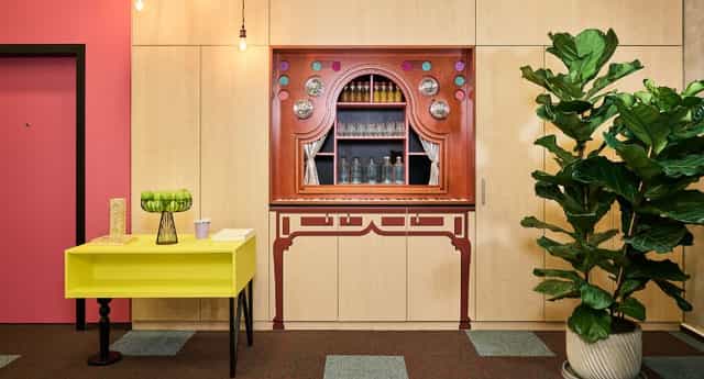 Refreshment station in Avani Frankfurt meeting room for corporate events and workshops.