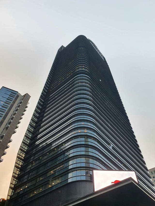 Modern Catur Dharma Hall at Menara Astra, a premium corporate venue for luxury gala events.