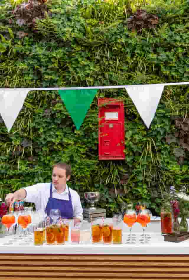 Summer Party in the Courtyard