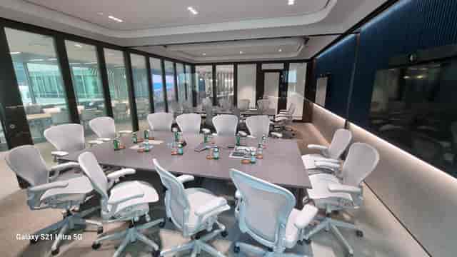 Boardroom at Capital Square: High-end executive meeting room with ergonomic seating.
