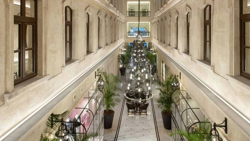 JW Marriott Istanbul Bosphorus architectural pre-function space for gala and cocktail reception.