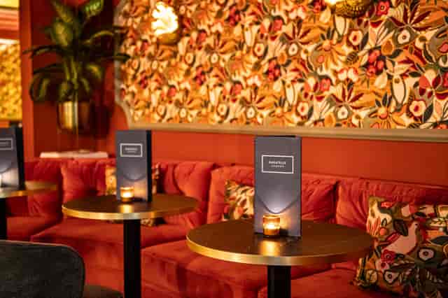 The Velvet Room lounge, Bagatelle London, for VIP cocktail receptions and boutique networking events.