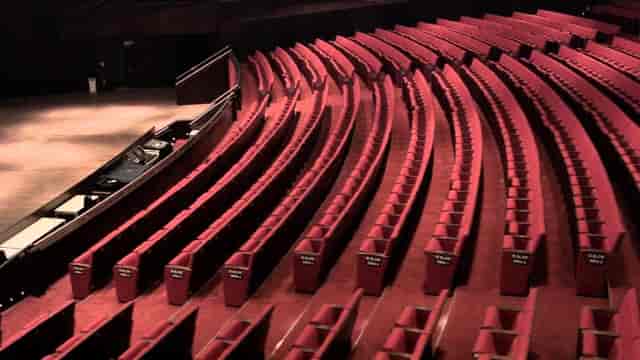 Harbiye Auditorium in Istanbul Congress Center with tiered seating for keynote conference events.